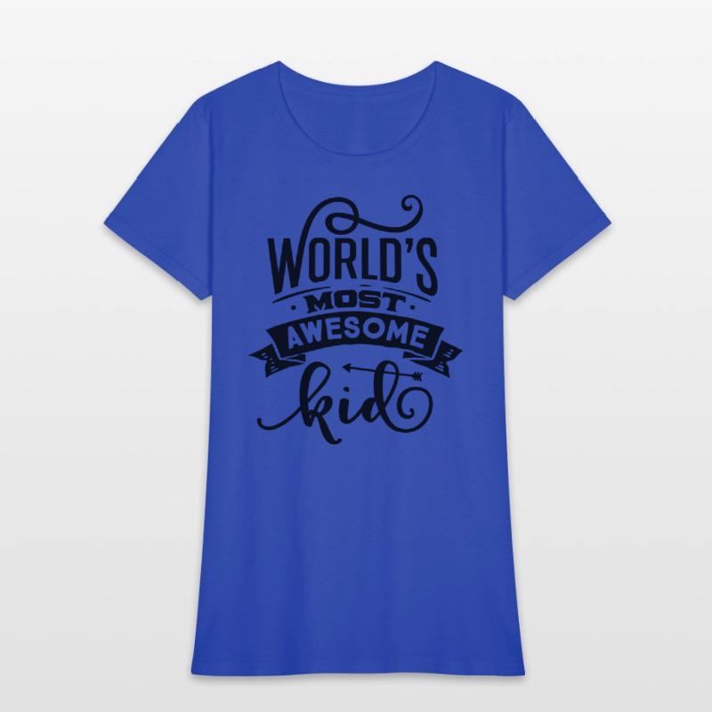 World s most awesome kid tshirt design