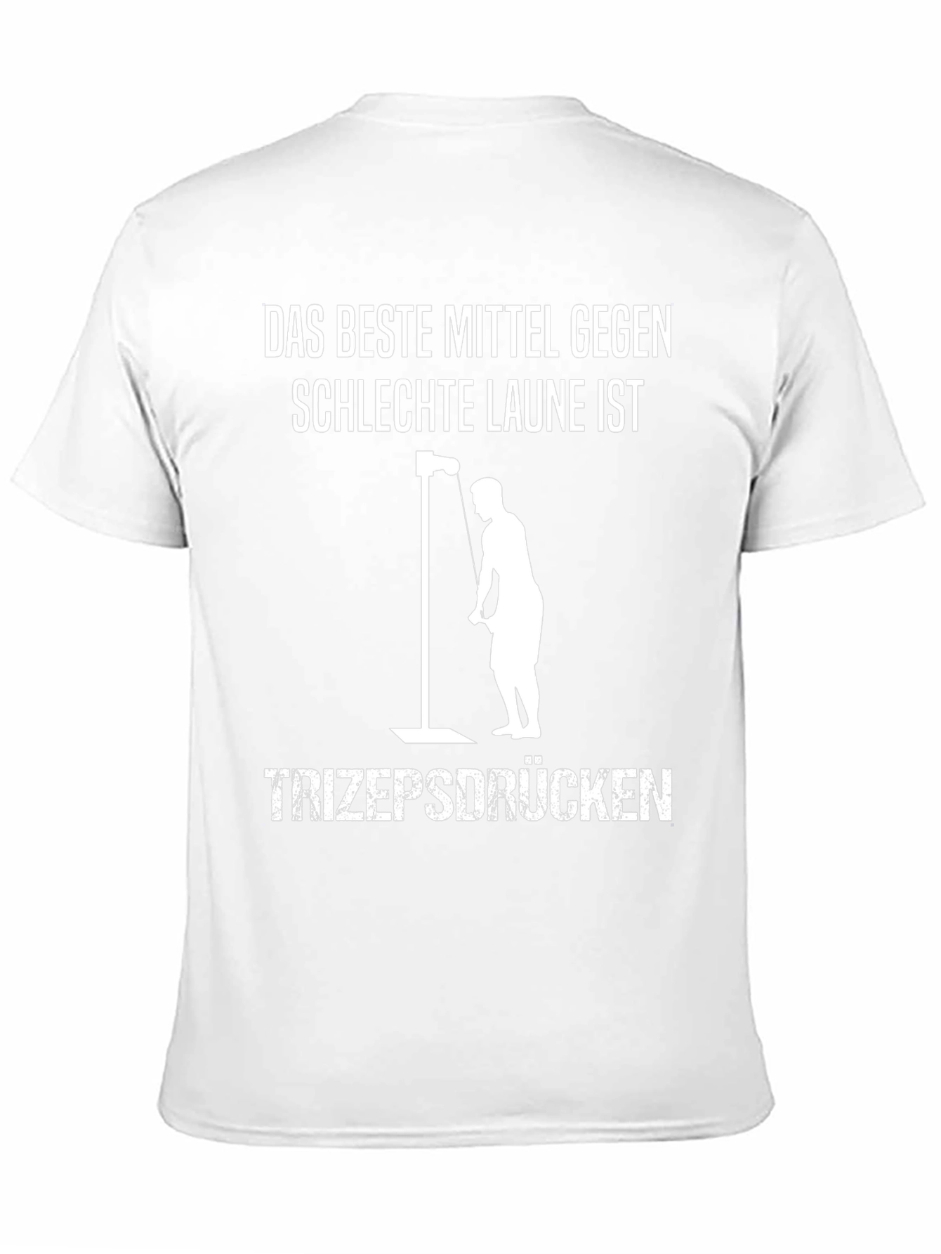 Funny German Workout T-Shirt - Triceps Press