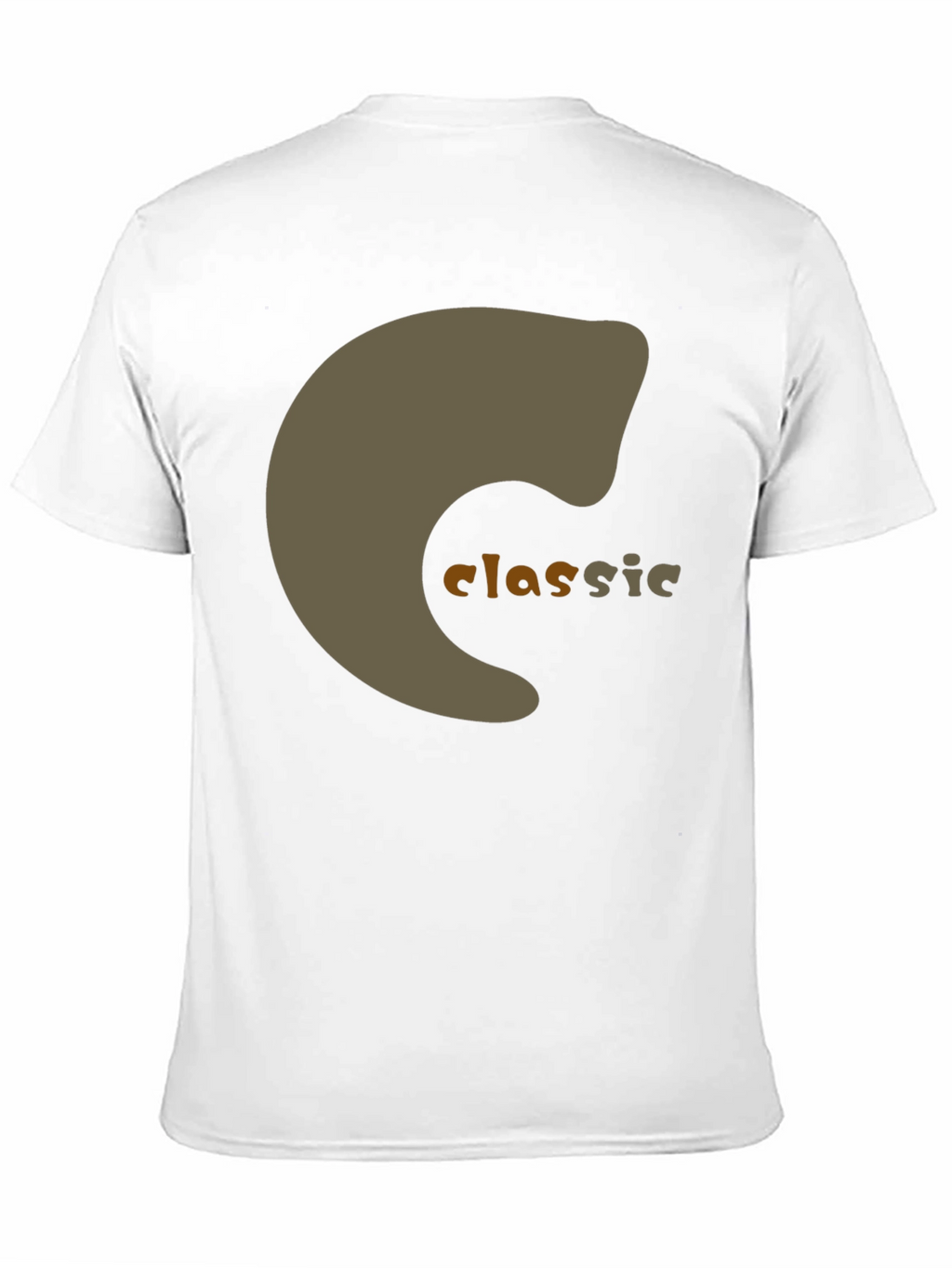 Classic Graphic Print Black T-Shirt