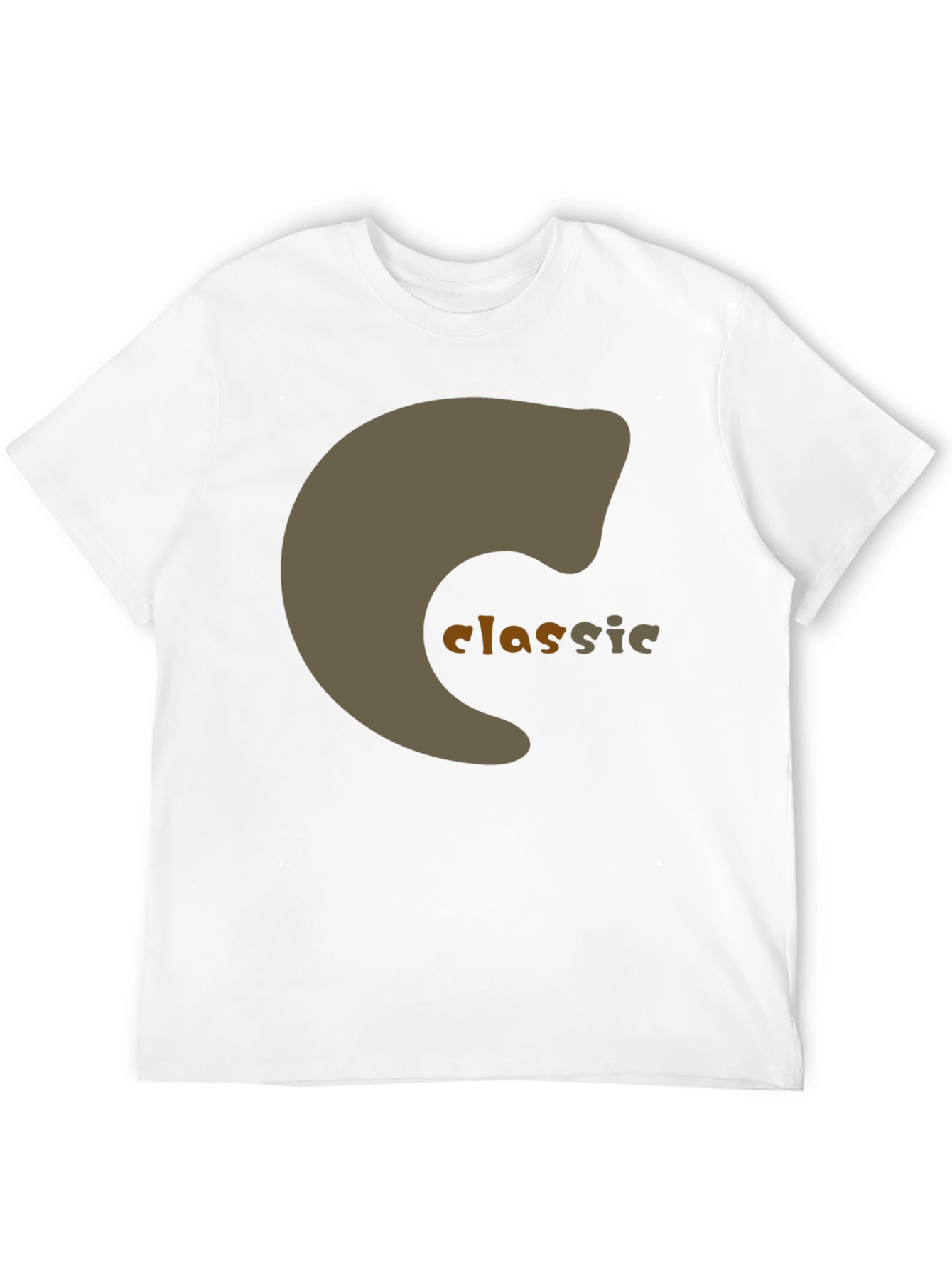 Classic Graphic Print Black T-Shirt