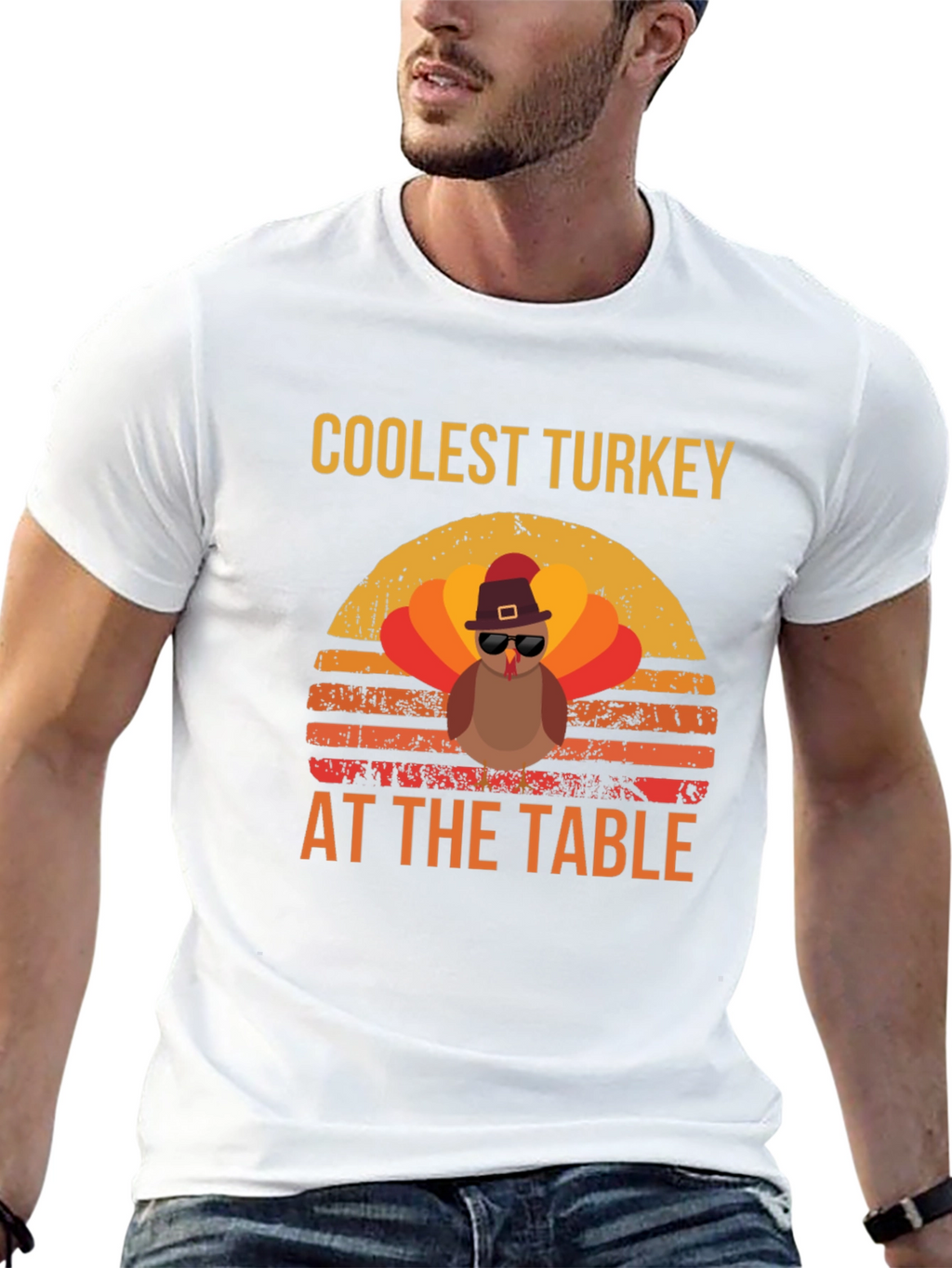 Coolest Turkey T-Shirt - Thanksgiving Apparel