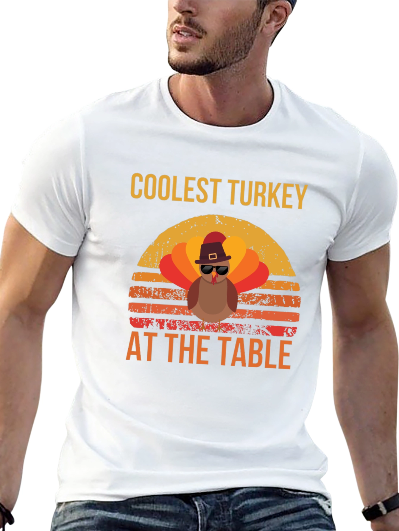 Coolest Turkey T-Shirt - Thanksgiving Apparel