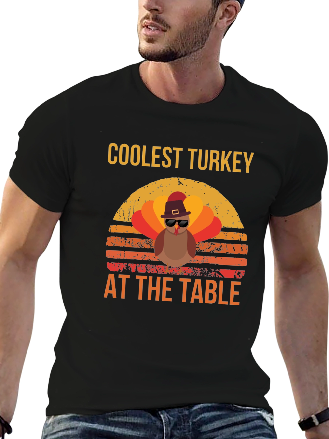 Coolest Turkey T-Shirt - Thanksgiving Apparel