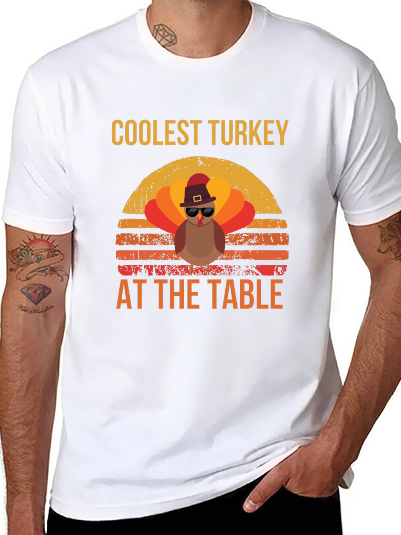 Coolest Turkey T-Shirt - Thanksgiving Apparel