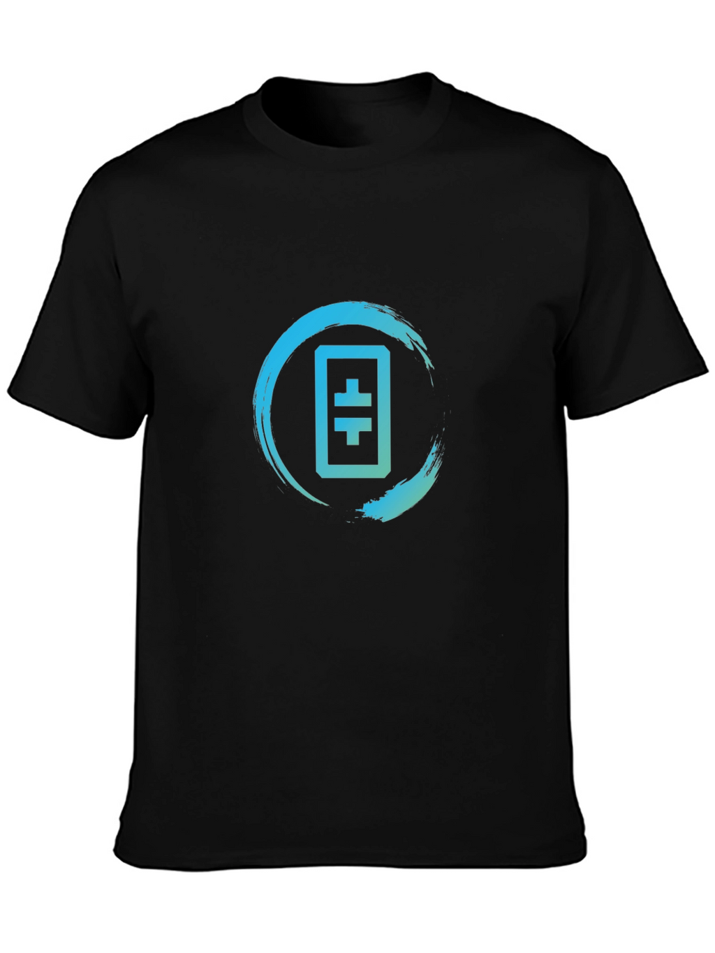 Theta Token Logo T-Shirt - Black Crypto Tee