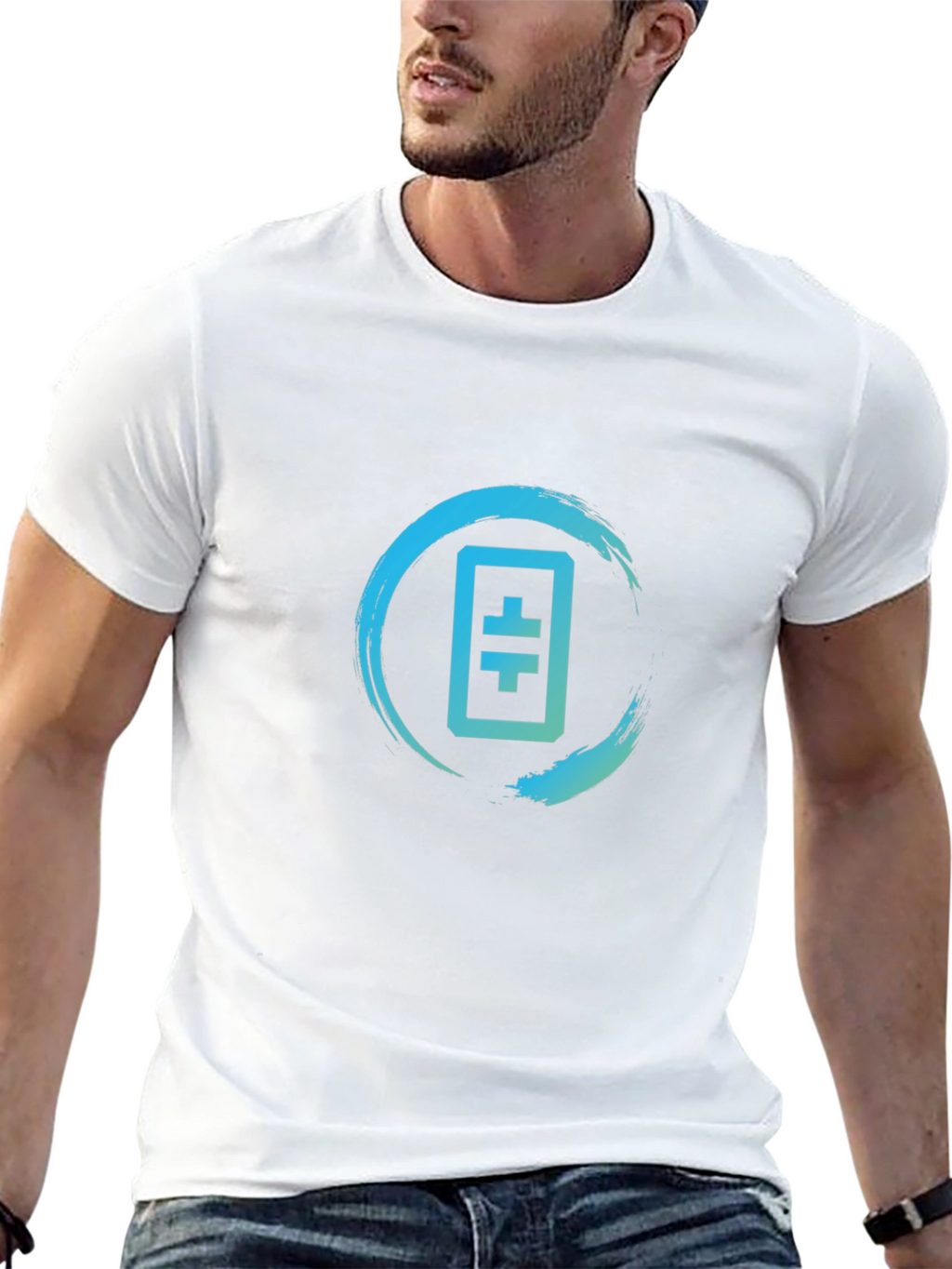 Theta Token Logo T-Shirt - Black Crypto Tee