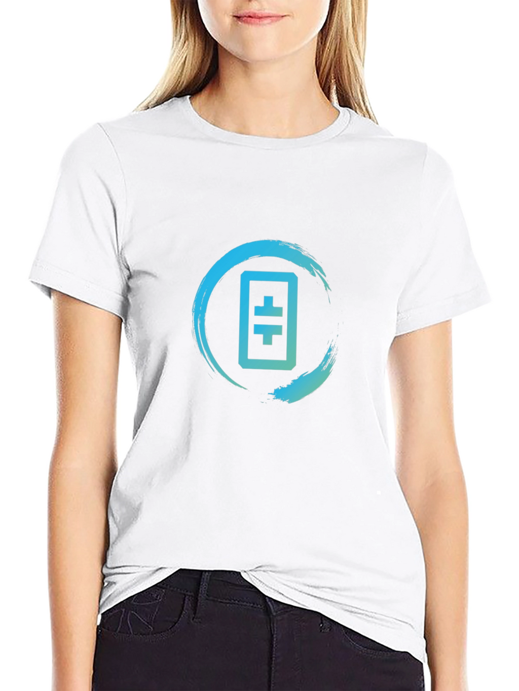 Theta Token Logo T-Shirt - Black Crypto Tee