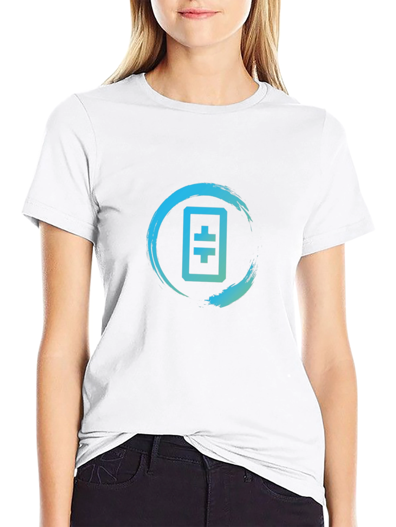 Theta Token Logo T-Shirt - Black Crypto Tee