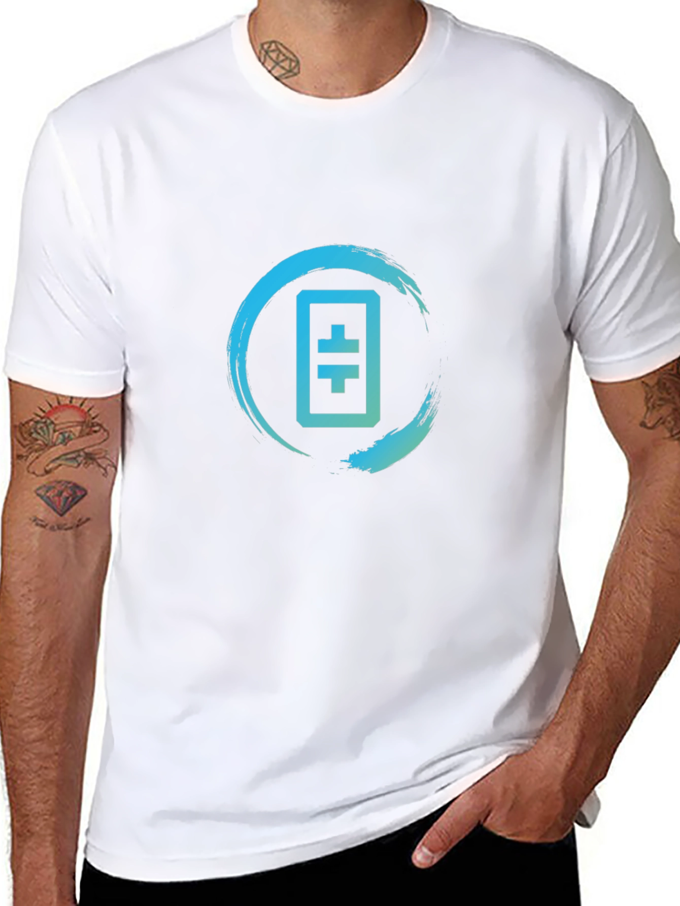 Theta Token Logo T-Shirt - Black Crypto Tee