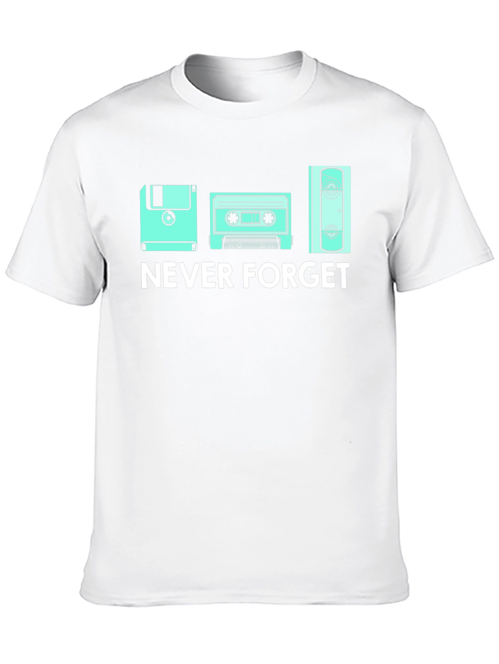 Never Forget Retro Tech T-Shirt