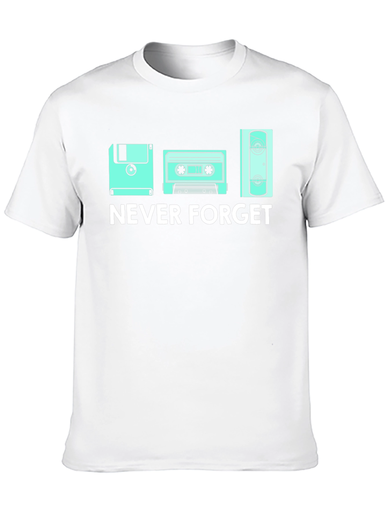 Never Forget Retro Tech T-Shirt