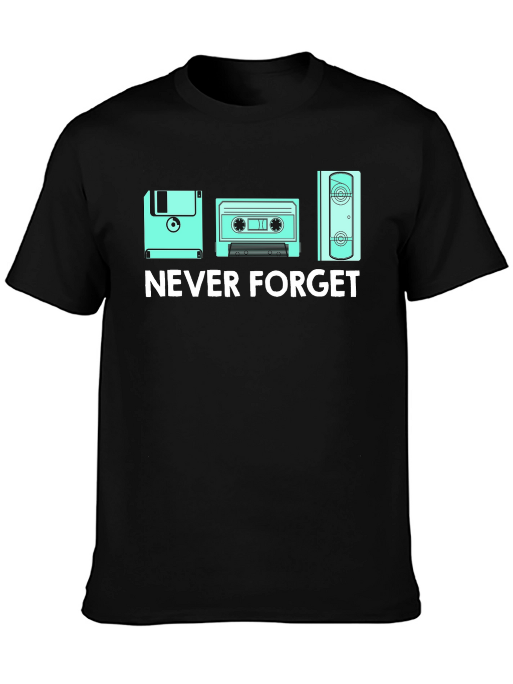 Never Forget Retro Tech T-Shirt