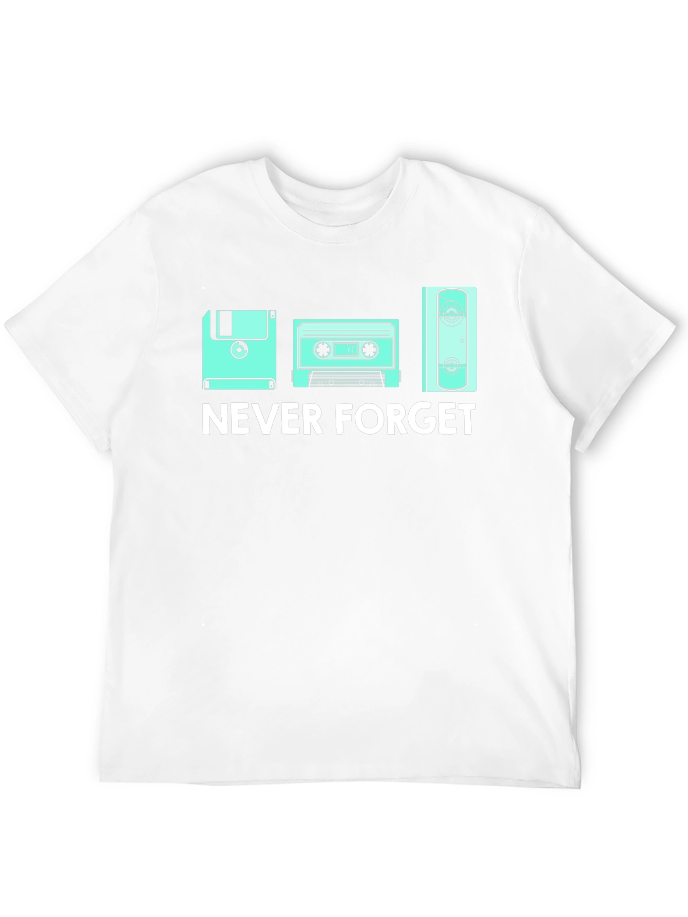 Never Forget Retro Tech T-Shirt