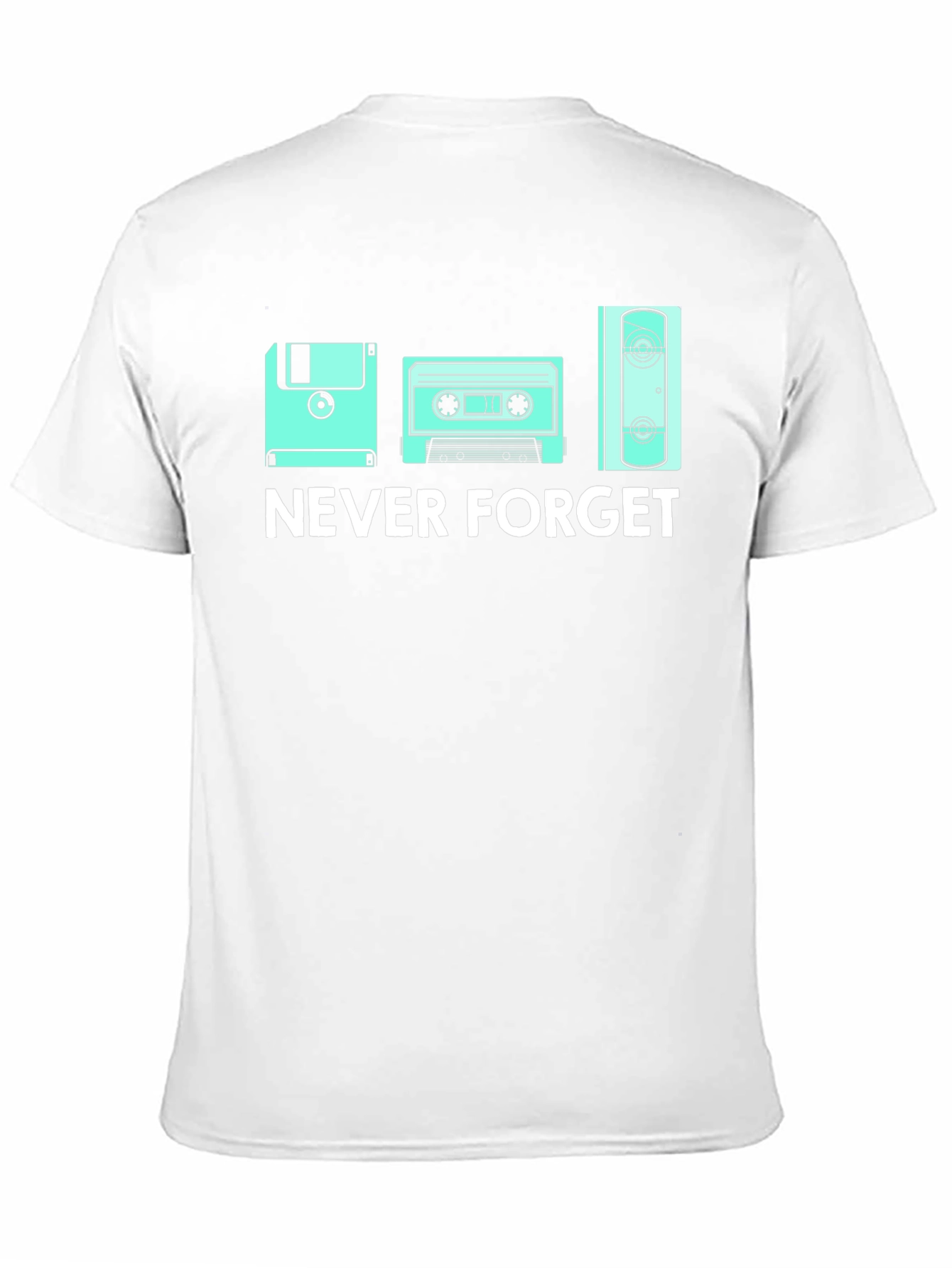 Never Forget Retro Tech T-Shirt