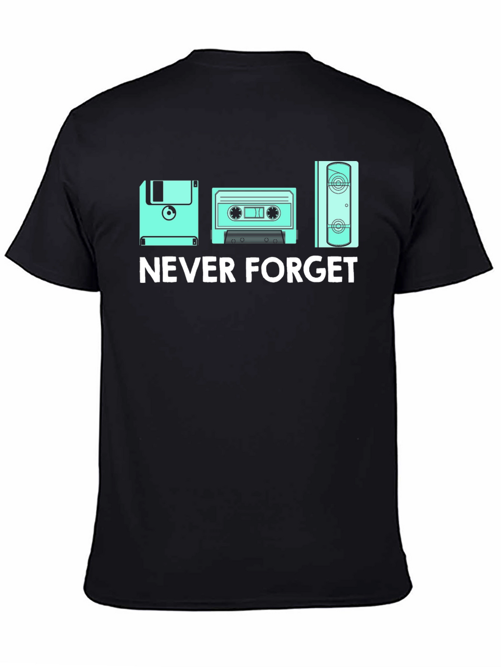 Never Forget Retro Tech T-Shirt