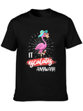 Funny Flamingo It Escalates Anyway T-Shirt