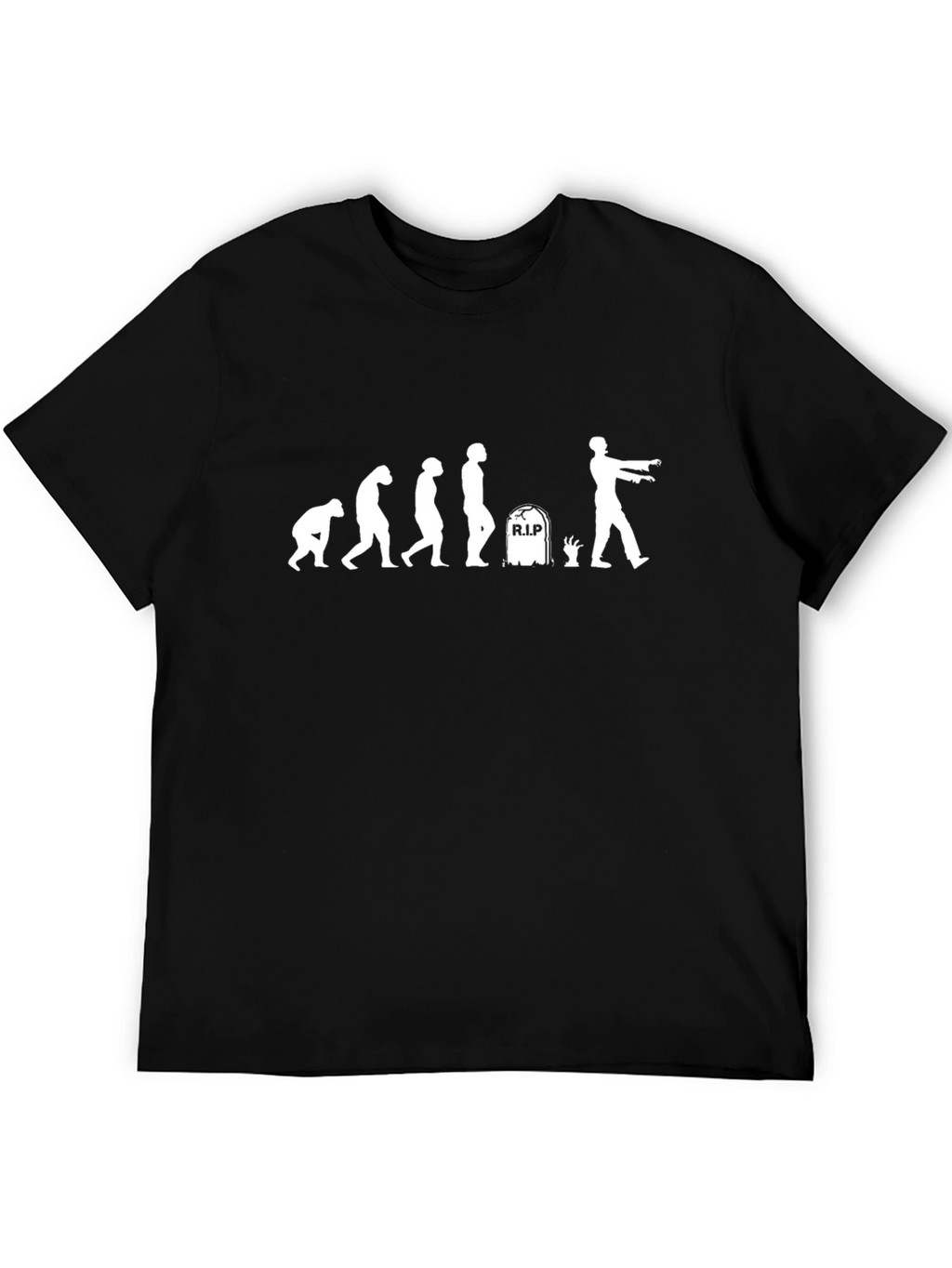 Evolution of Zombie T-Shirt - Undead Humor