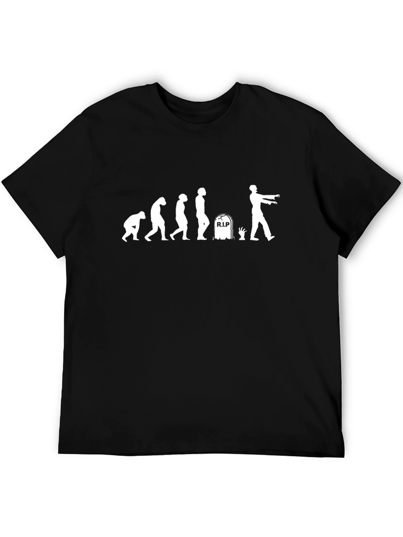 Evolution of Zombie T-Shirt - Undead Humor
