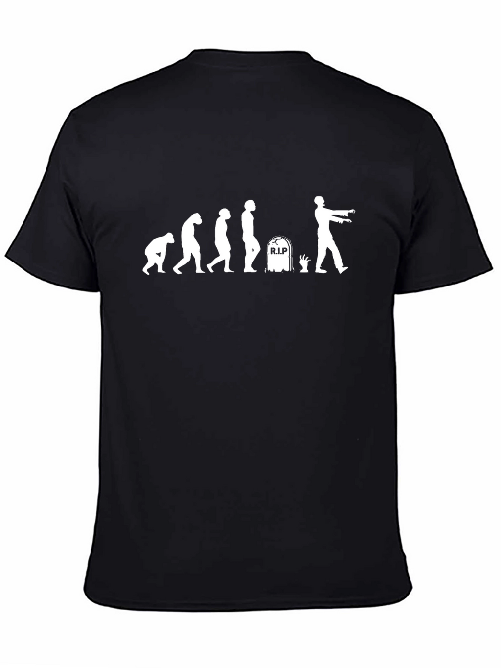 Evolution of Zombie T-Shirt - Undead Humor