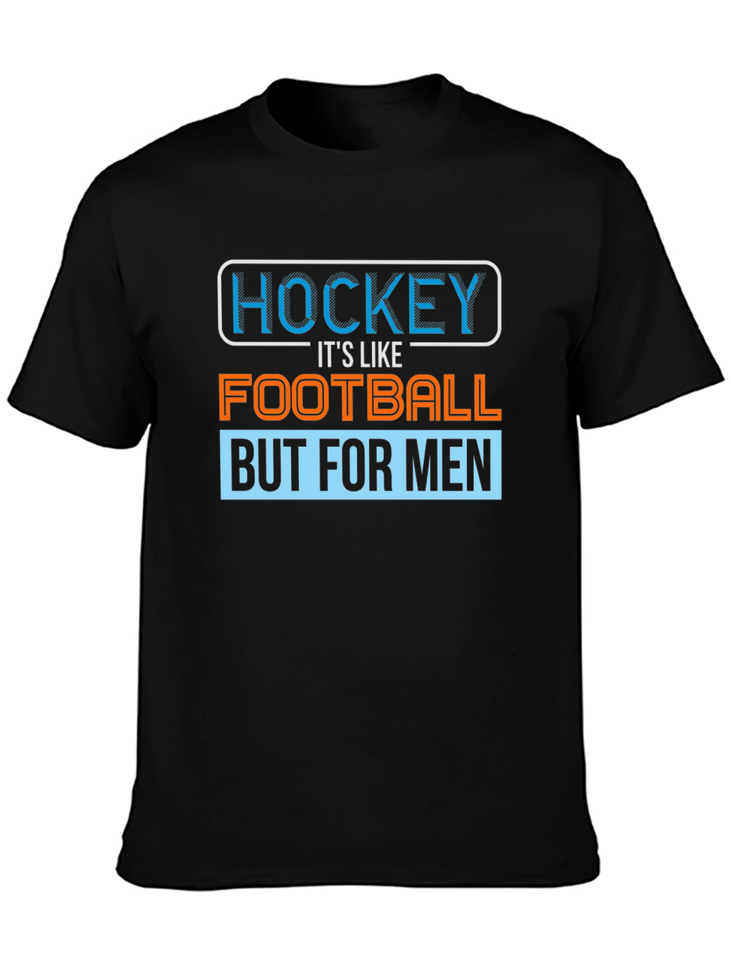 Hockey vs Football Mens T-Shirt