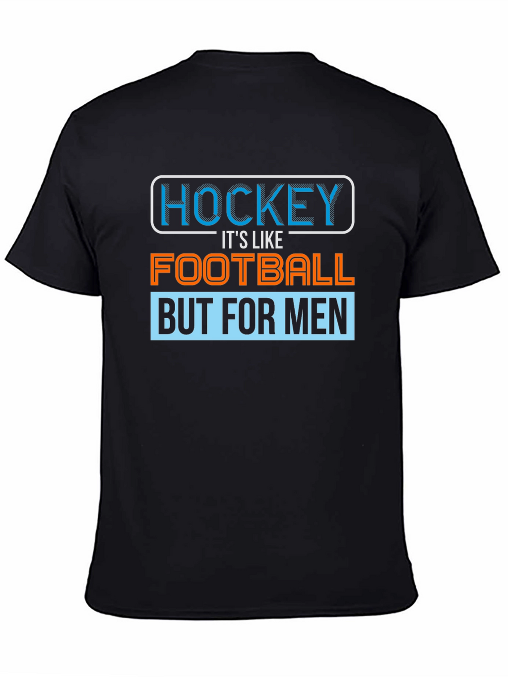 Hockey vs Football Mens T-Shirt