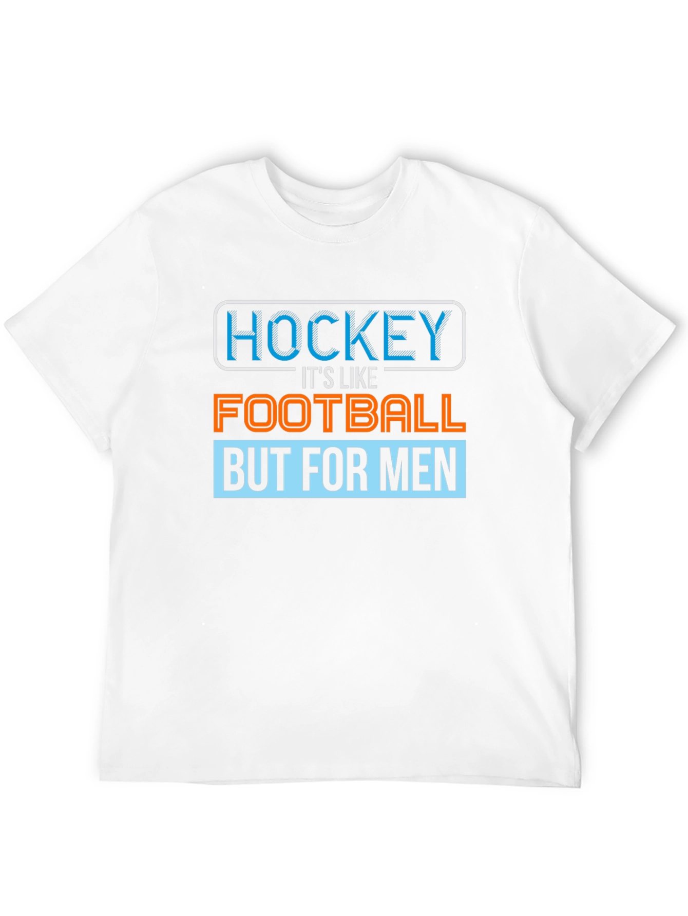 Hockey vs Football Mens T-Shirt