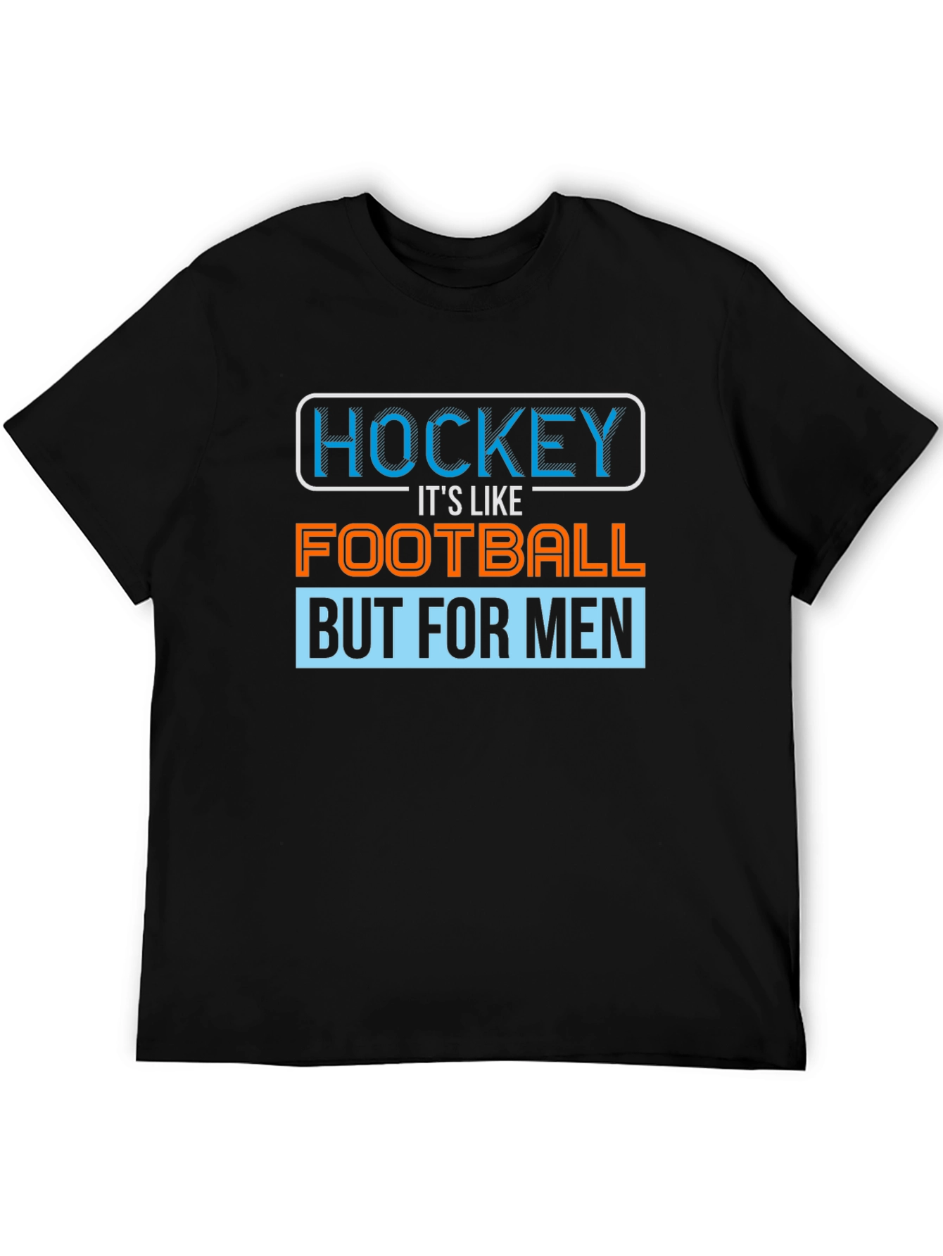 Hockey vs Football Mens T-Shirt
