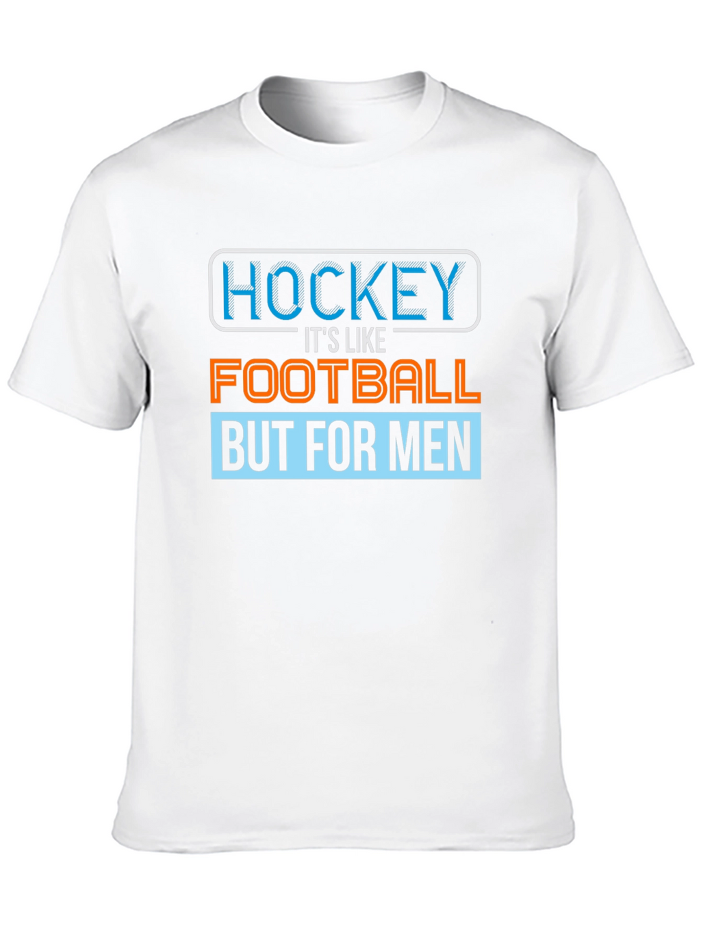 Hockey vs Football Mens T-Shirt