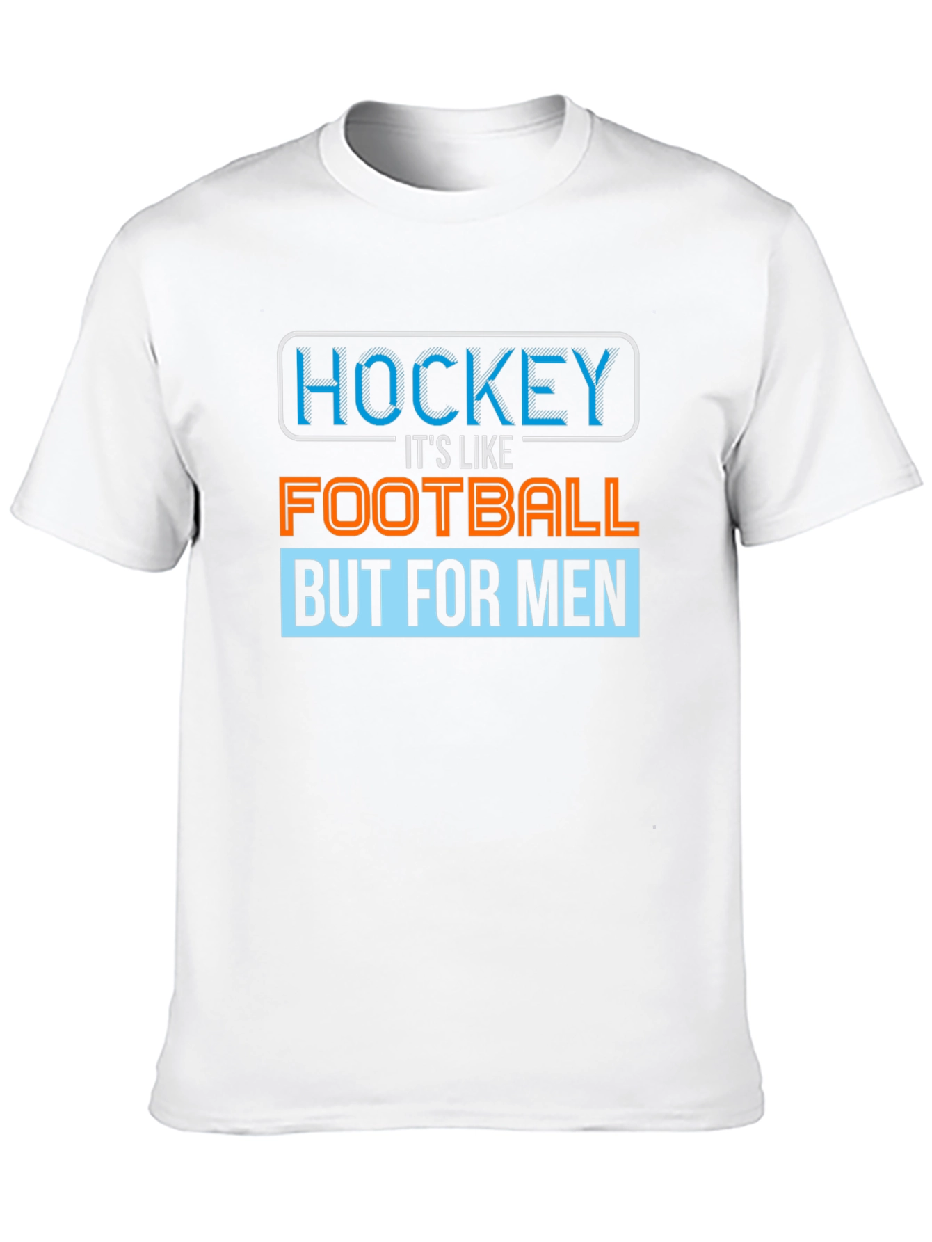 Hockey vs Football Mens T-Shirt
