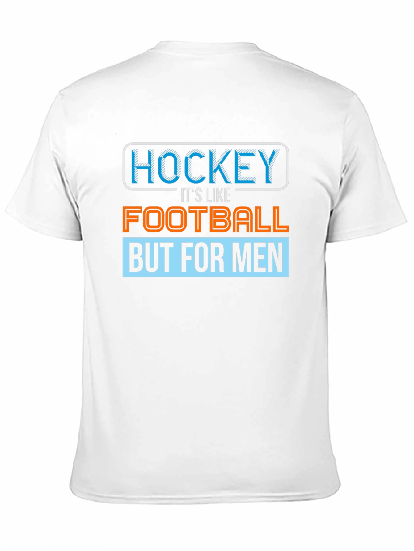 Hockey vs Football Mens T-Shirt