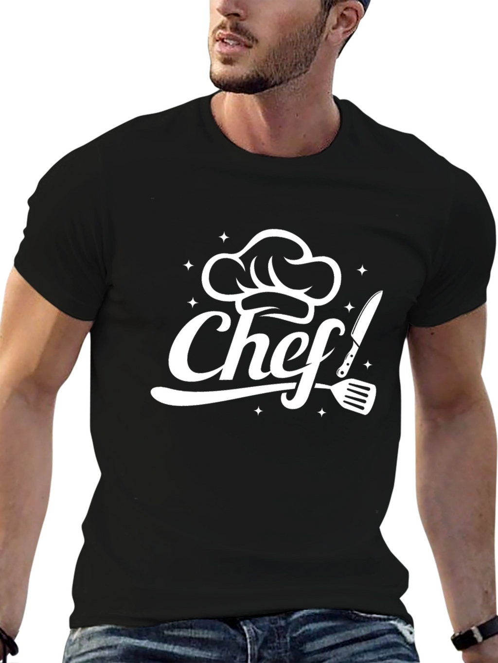 Chef T-Shirt - Black Culinary Tee