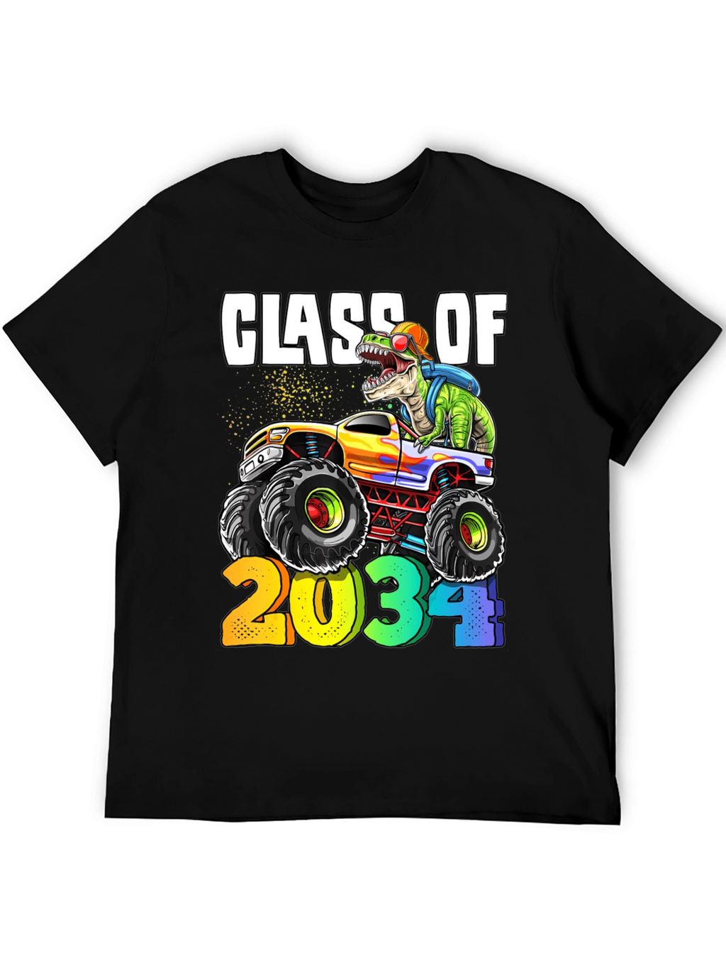 Class of 2034 Dinosaur Monster Truck T-Shirt