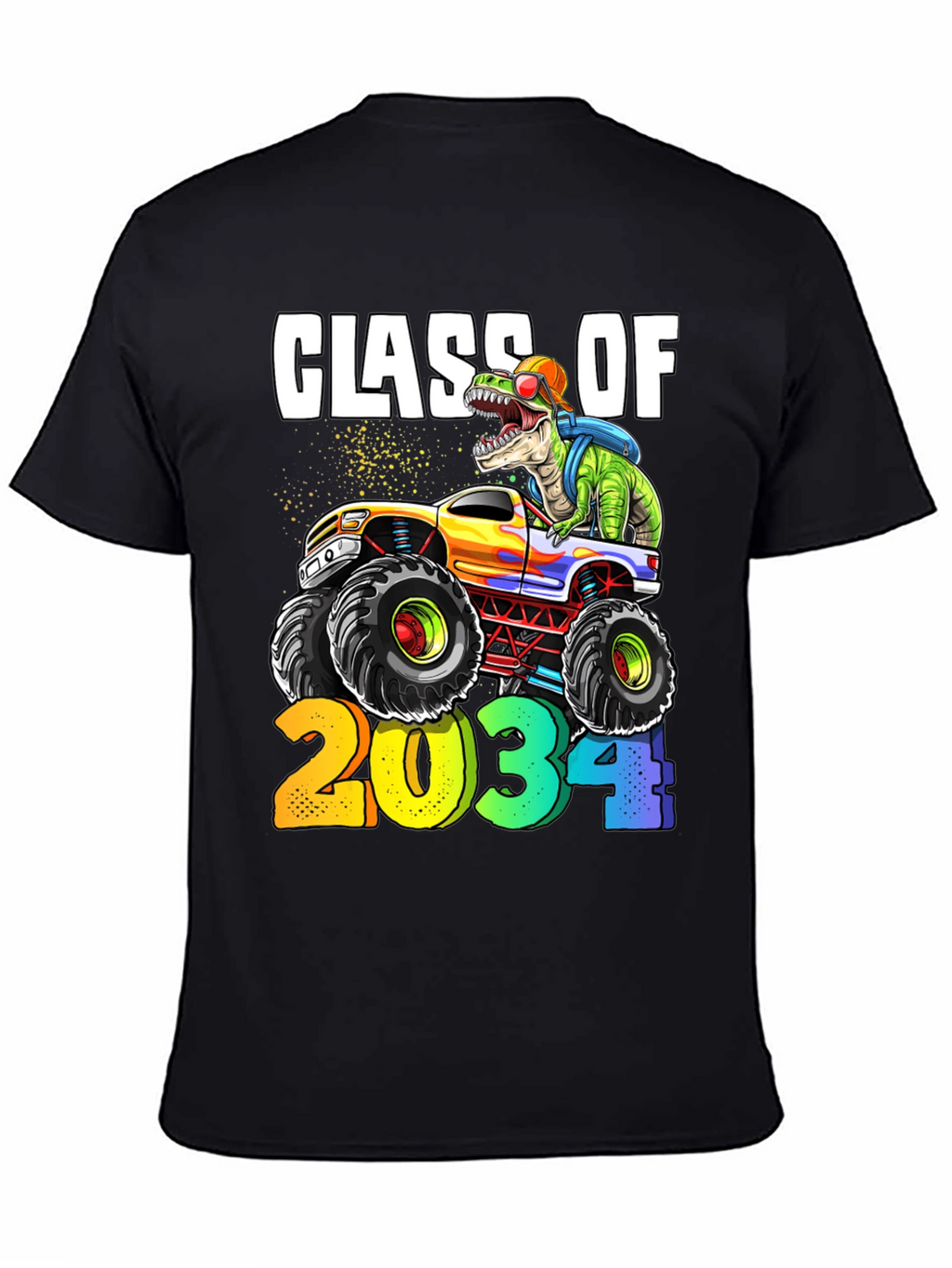 Class of 2034 Dinosaur Monster Truck T-Shirt