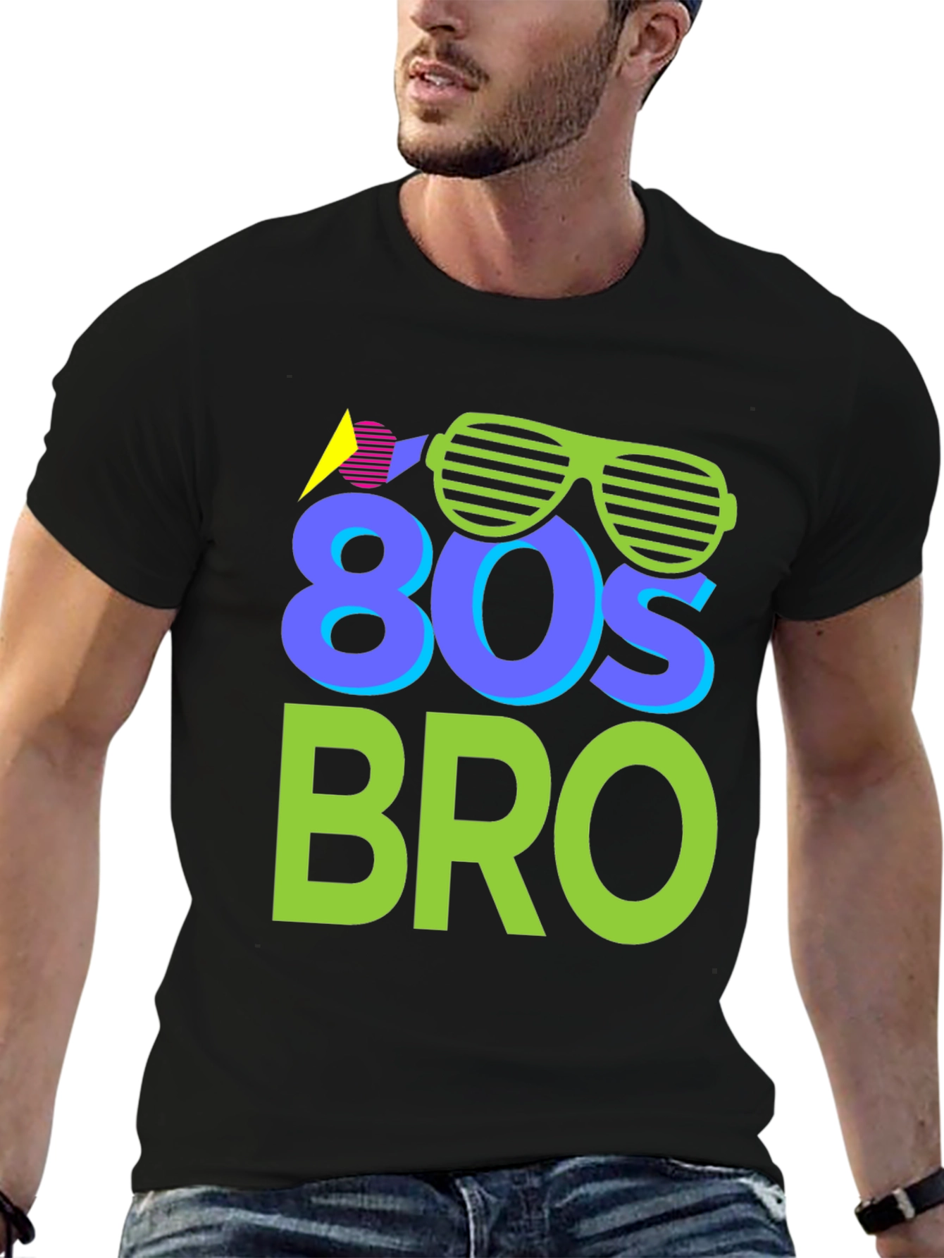 80s Bro T-Shirt - Retro Graphic Tee