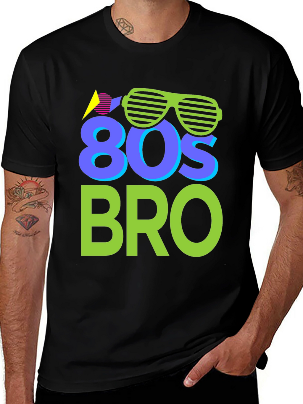 80s Bro T-Shirt - Retro Graphic Tee