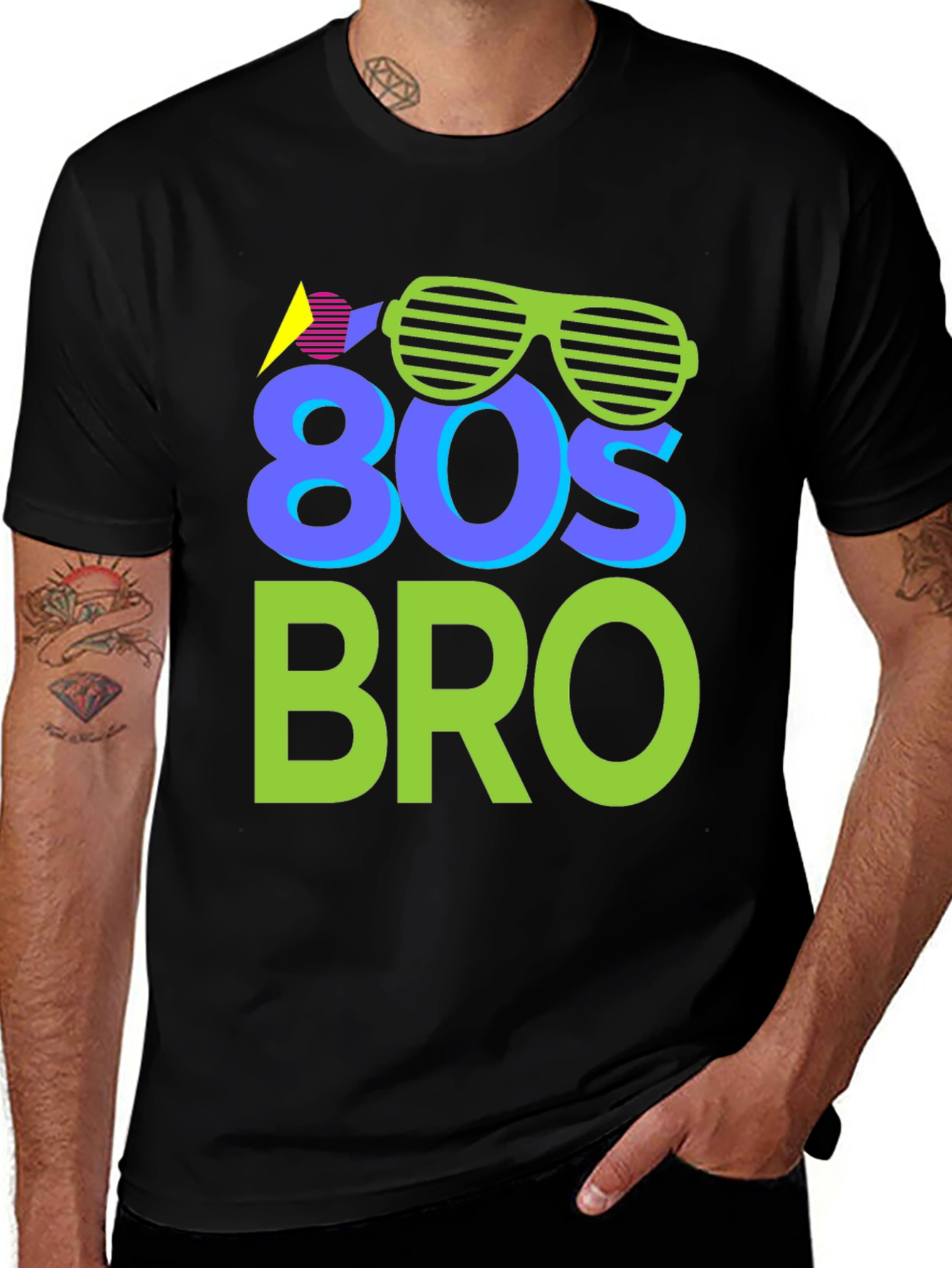 80s Bro T-Shirt - Retro Graphic Tee