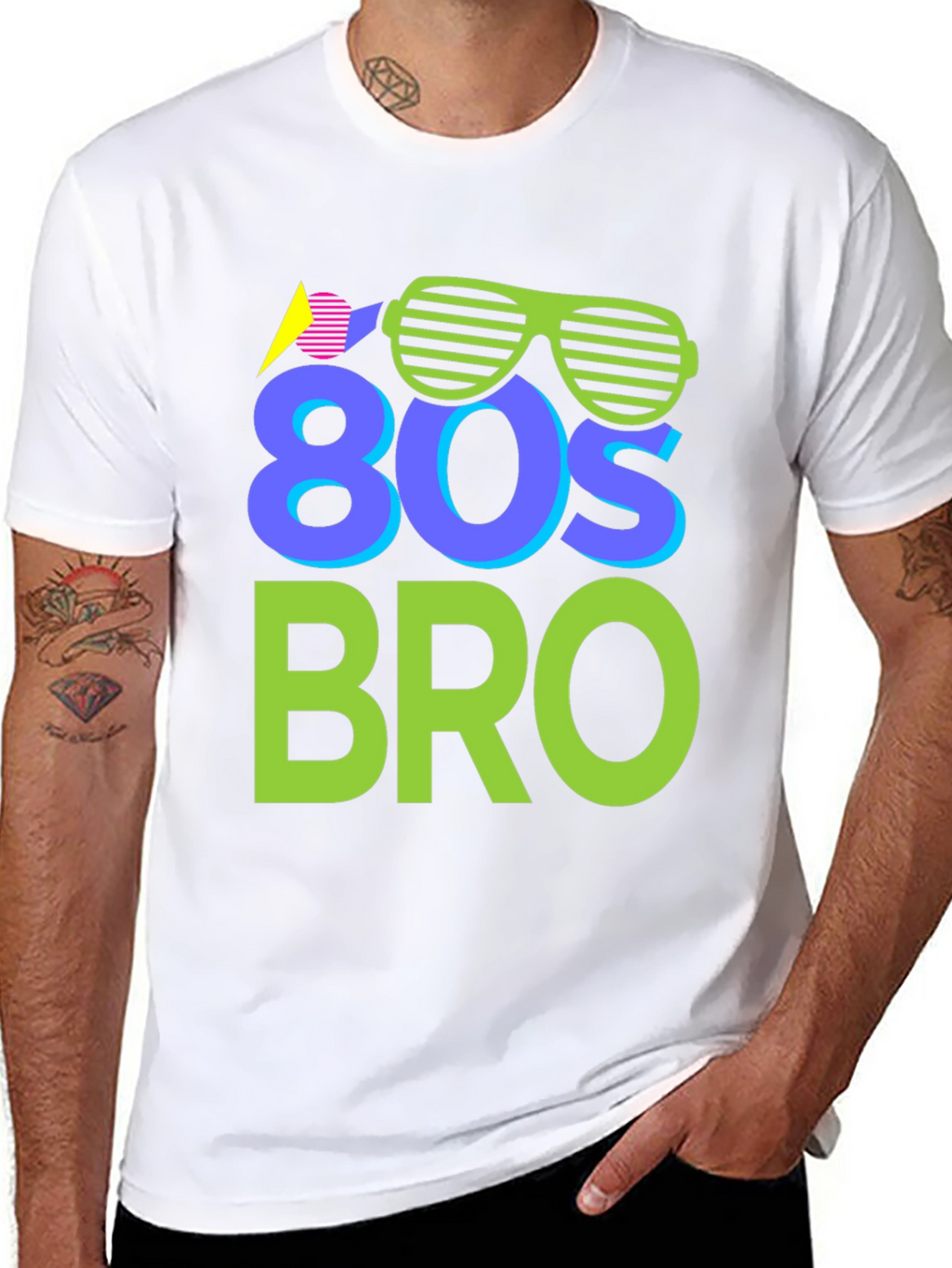 80s Bro T-Shirt - Retro Graphic Tee