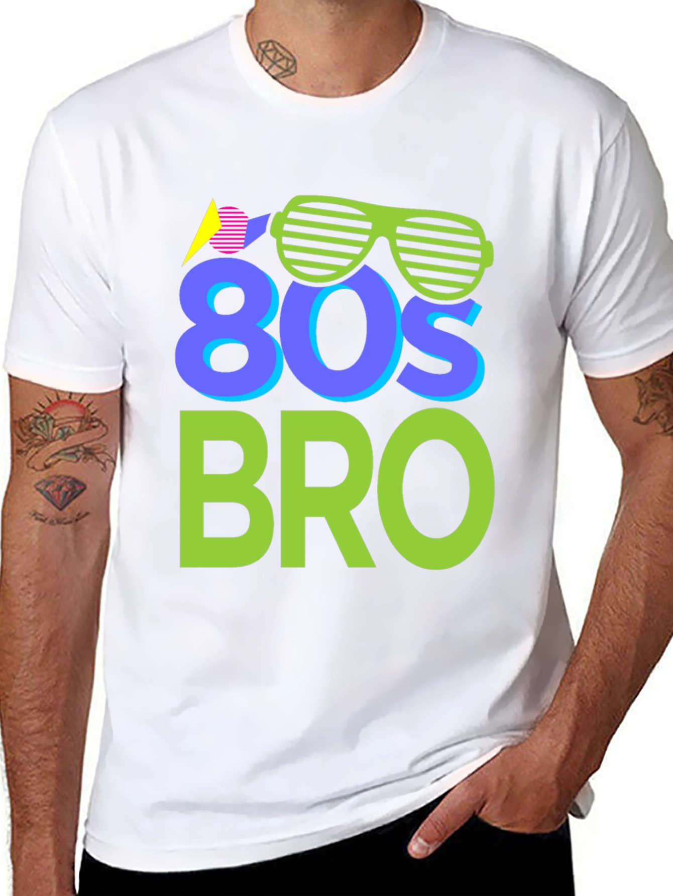80s Bro T-Shirt - Retro Graphic Tee