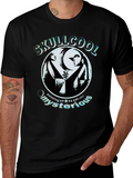 Skullcool Mysterious Painting Graphic Tee - Black