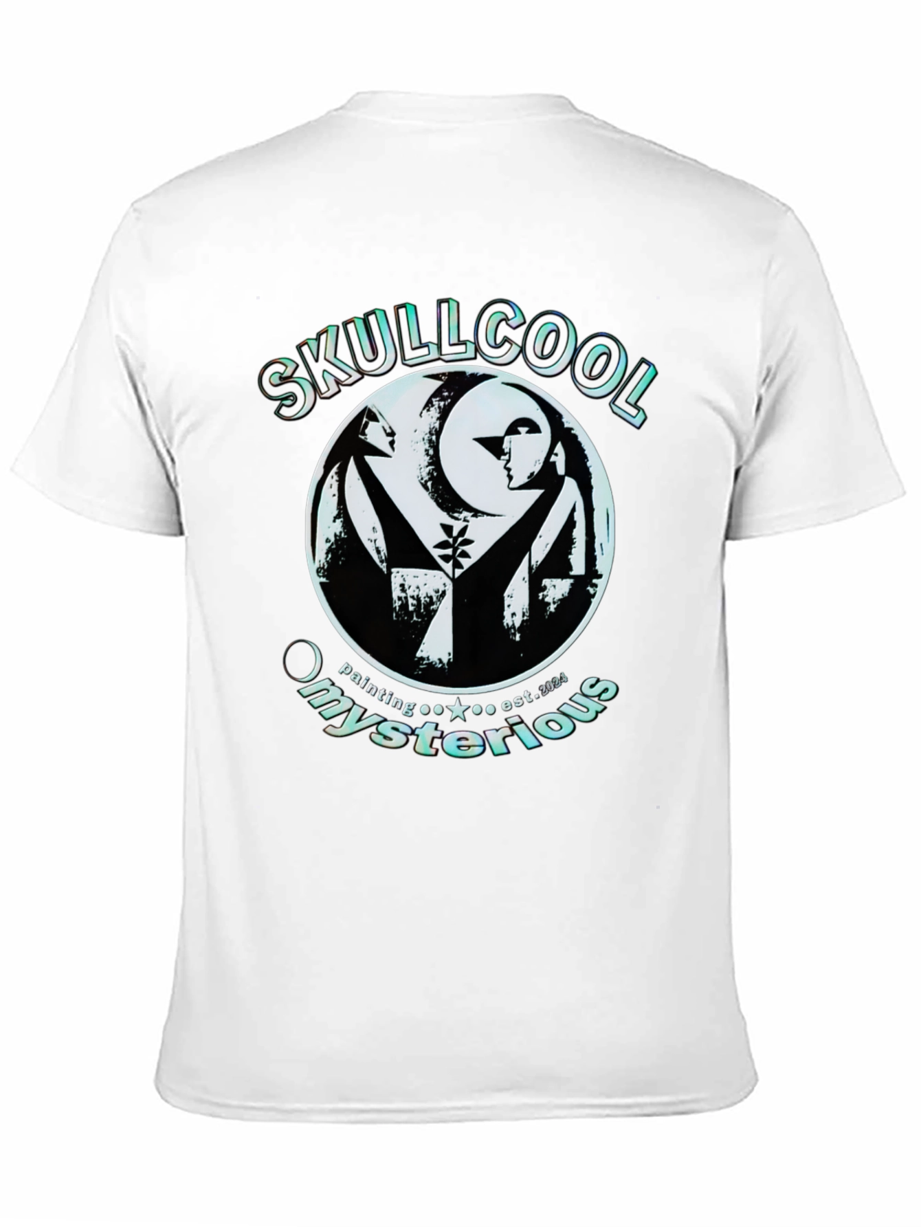 Skullcool Mysterious Painting Graphic Tee - Black