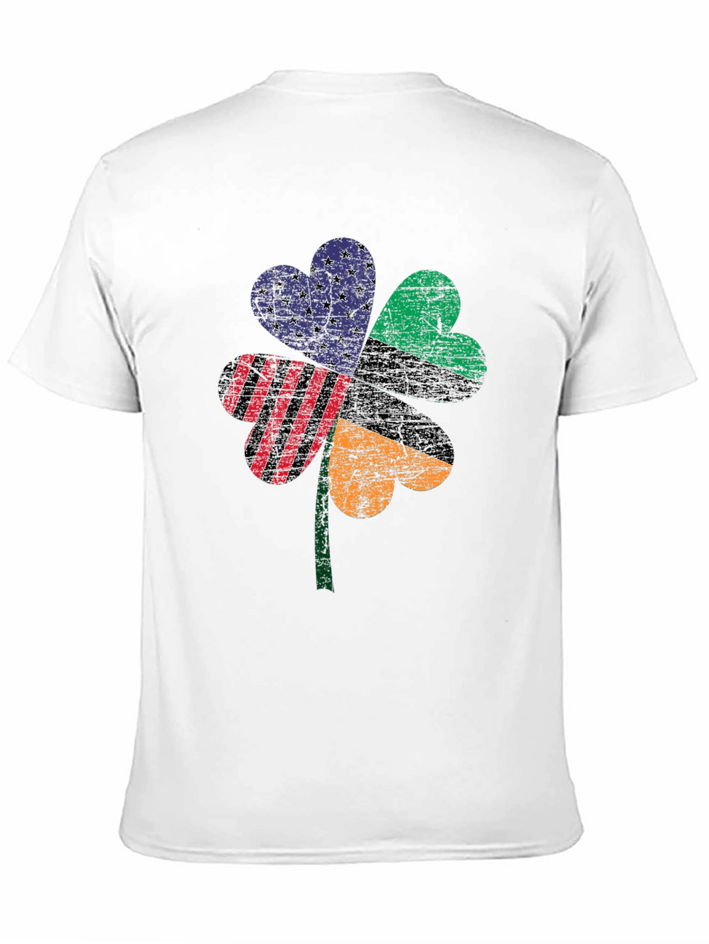 Patriotic Clover Graphic Tee - St. Patricks Day