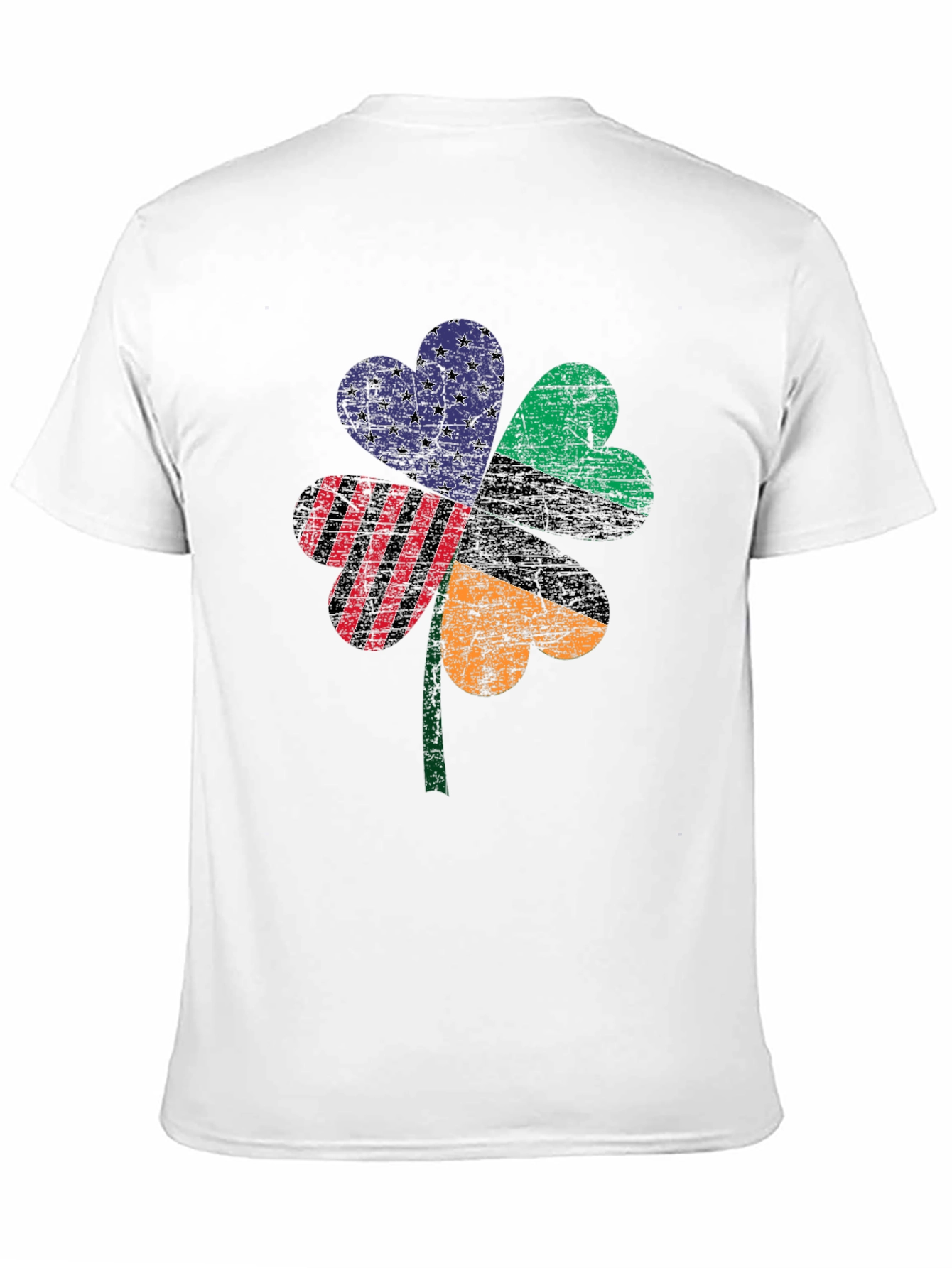 Patriotic Clover Graphic Tee - St. Patricks Day