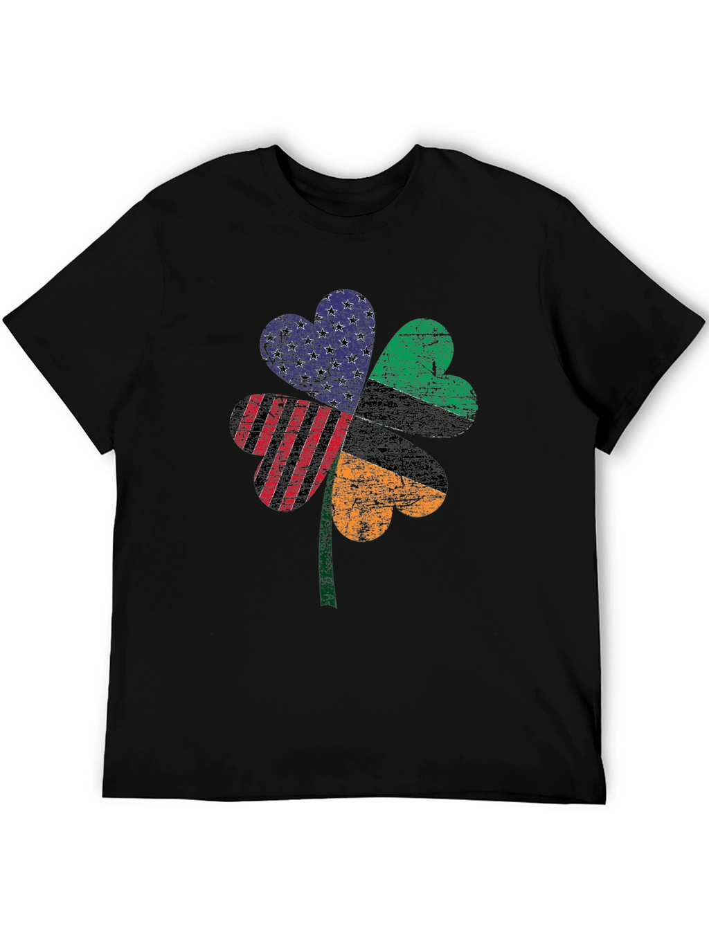 Patriotic Clover Graphic Tee - St. Patricks Day