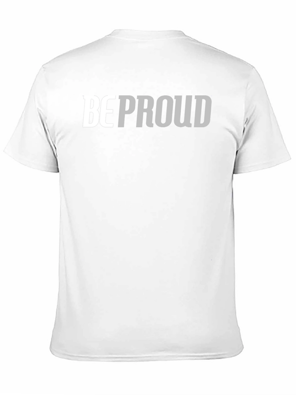 Be Proud Graphic Tee - Soft Black Cotton Blend