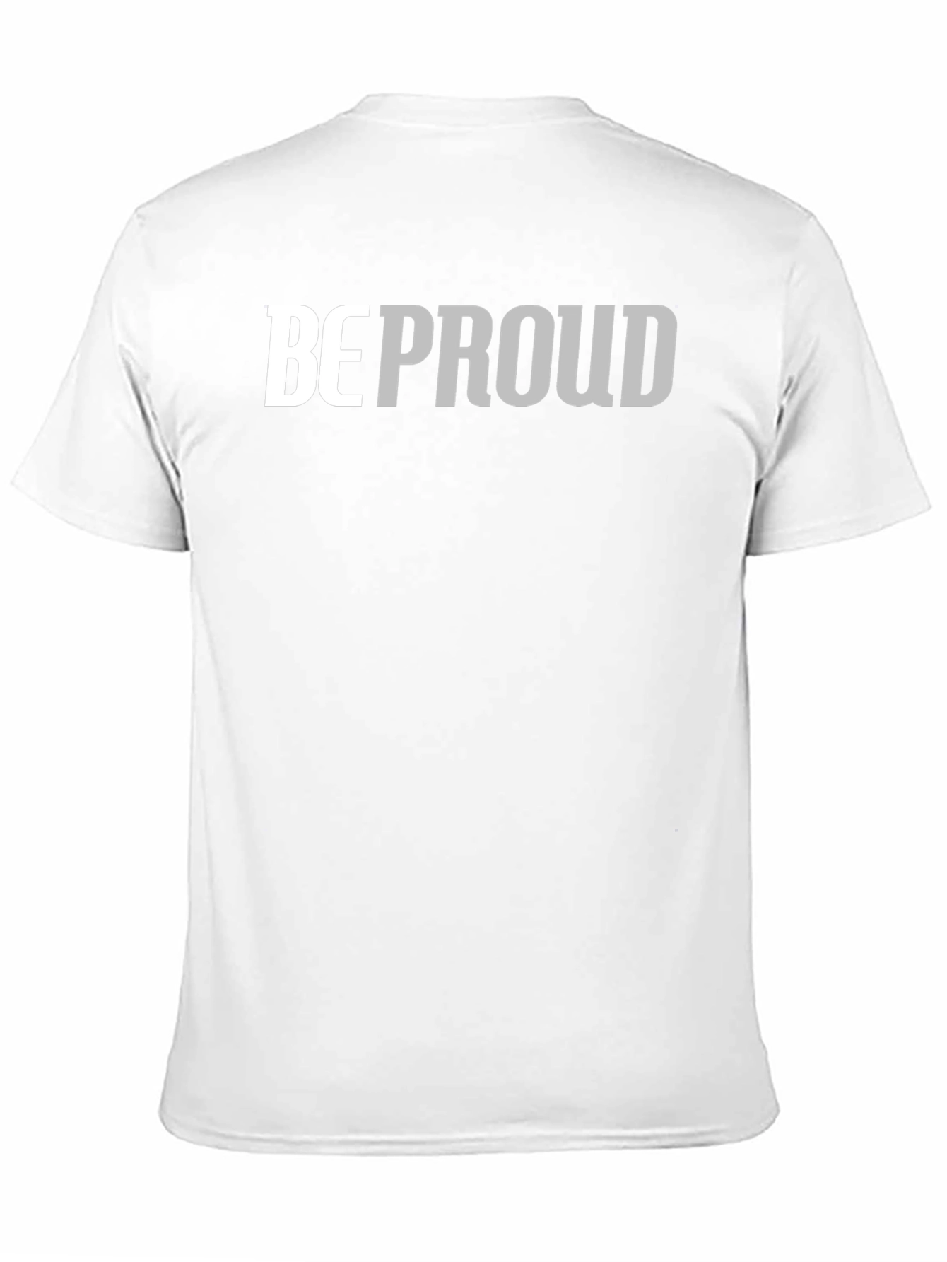 Be Proud Graphic Tee - Soft Black Cotton Blend