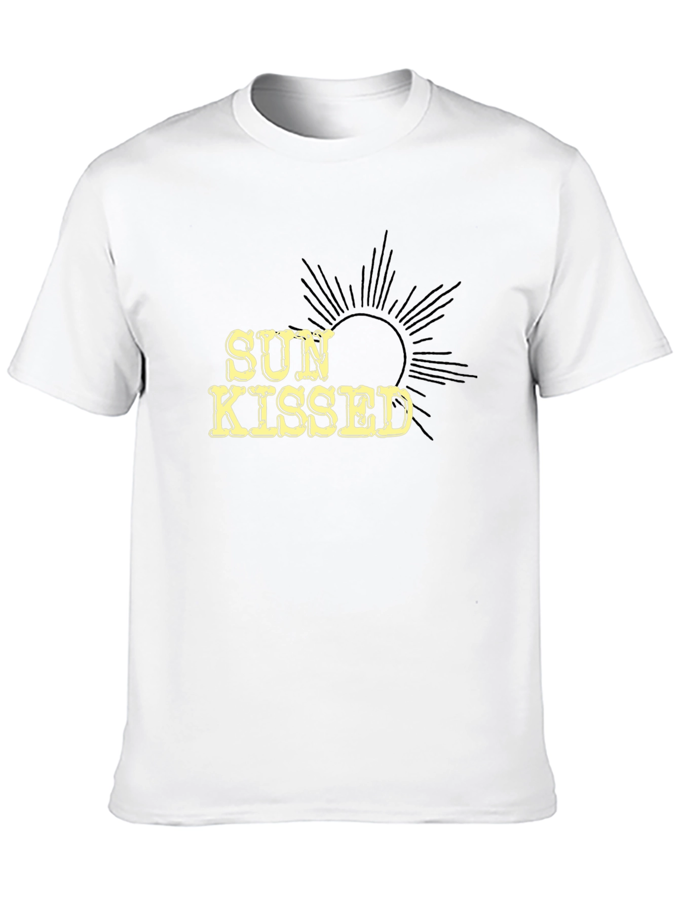 Sun Kissed Graphic Black Tee