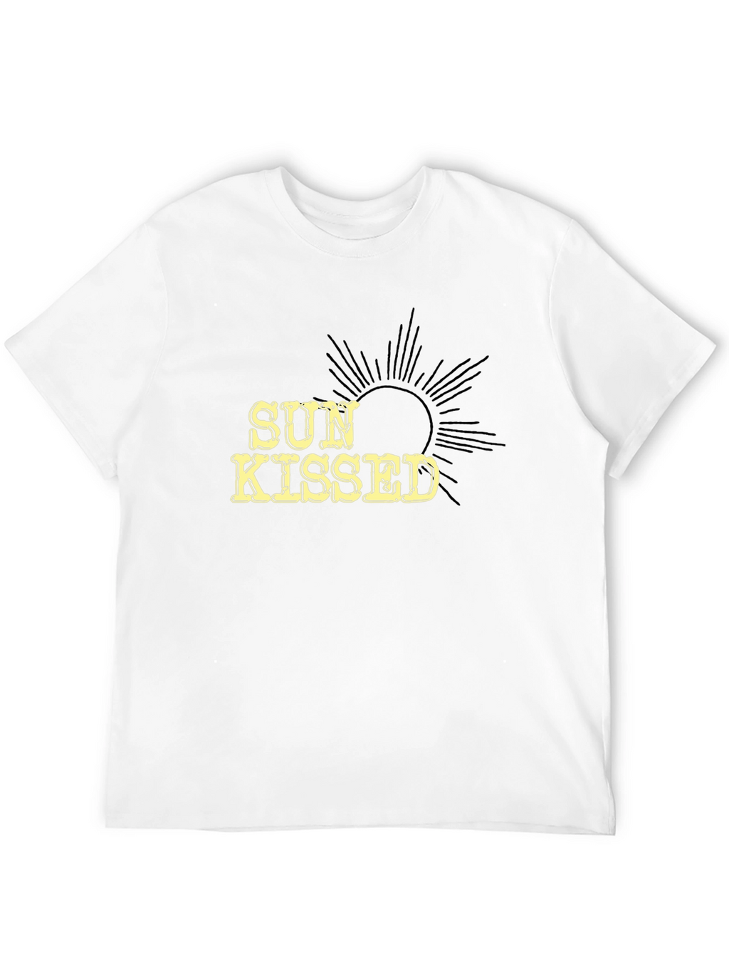 Sun Kissed Graphic Black Tee