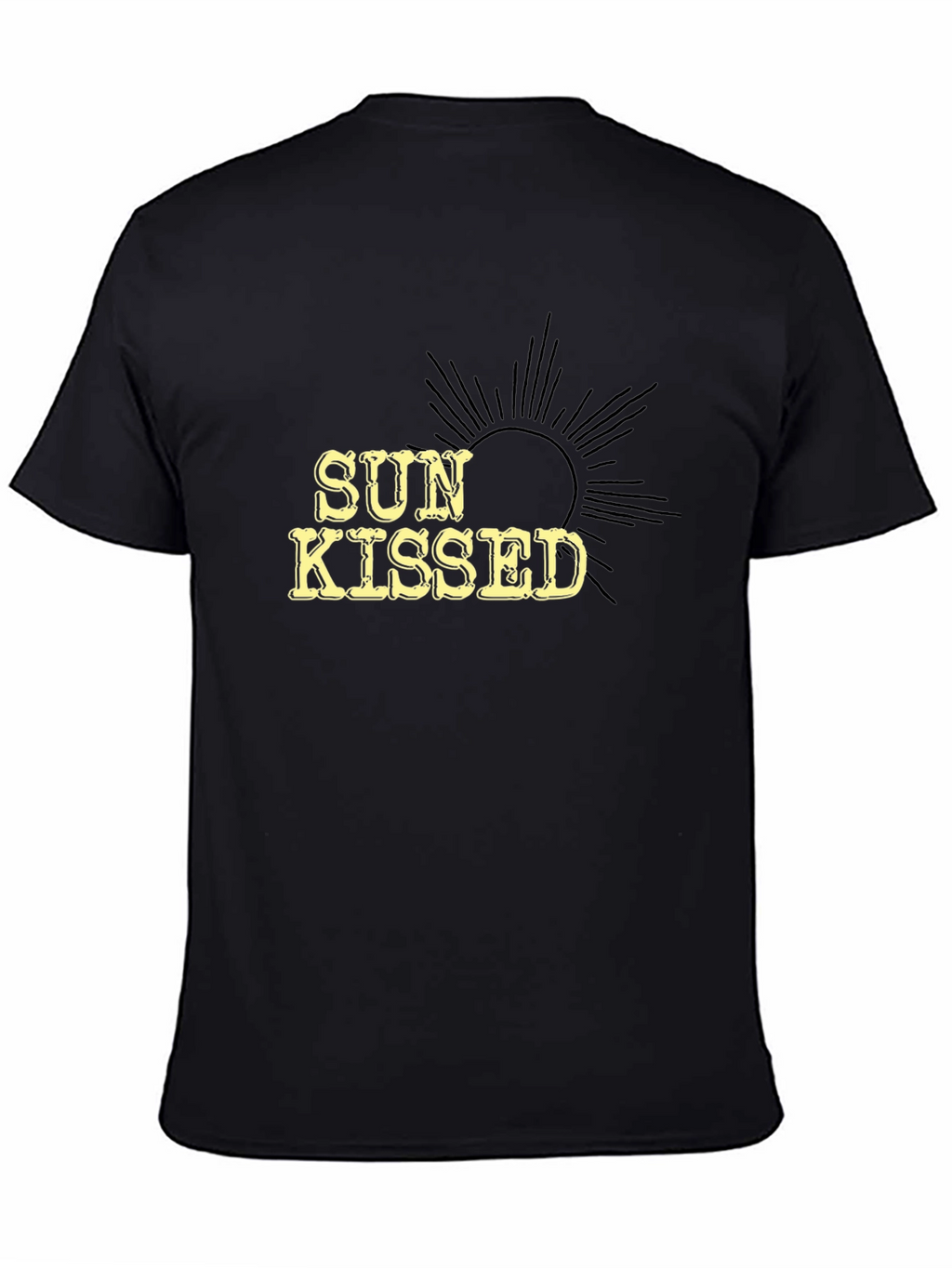 Sun Kissed Graphic Black Tee