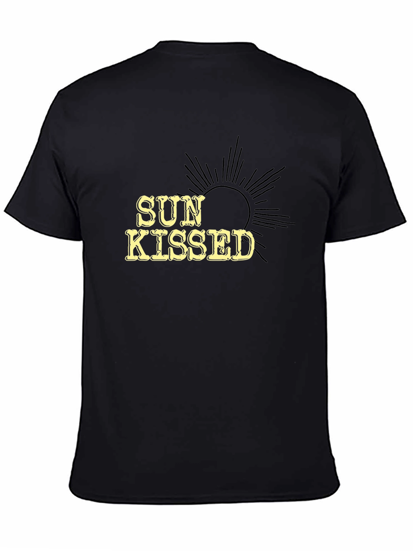 Sun Kissed Graphic Black Tee