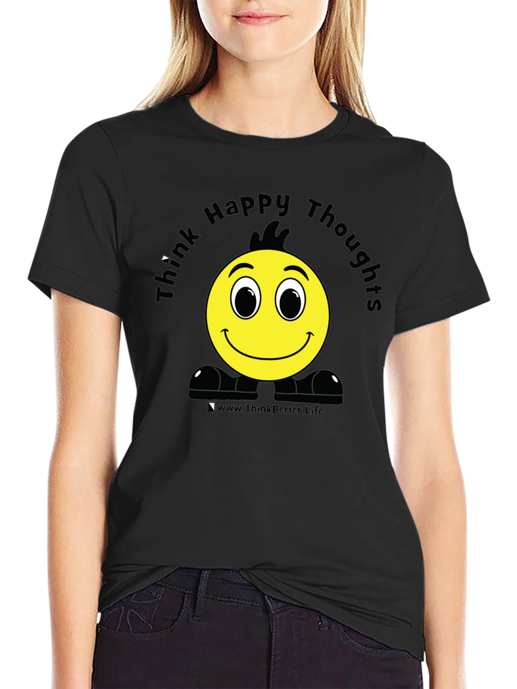 Think Happy Thoughts Graphic T-Shirt
